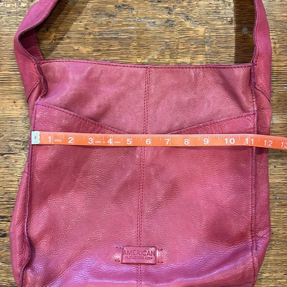 American Leather Co Pink Leather Hobo bag - Picture 8 of 11